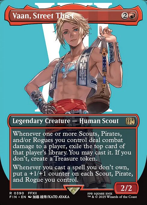 Vaan, Street Thief (Borderless) (Foil) - FIN - 390