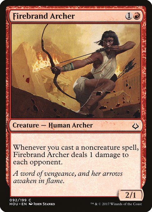 Firebrand Archer (Foil) - HOU - 92