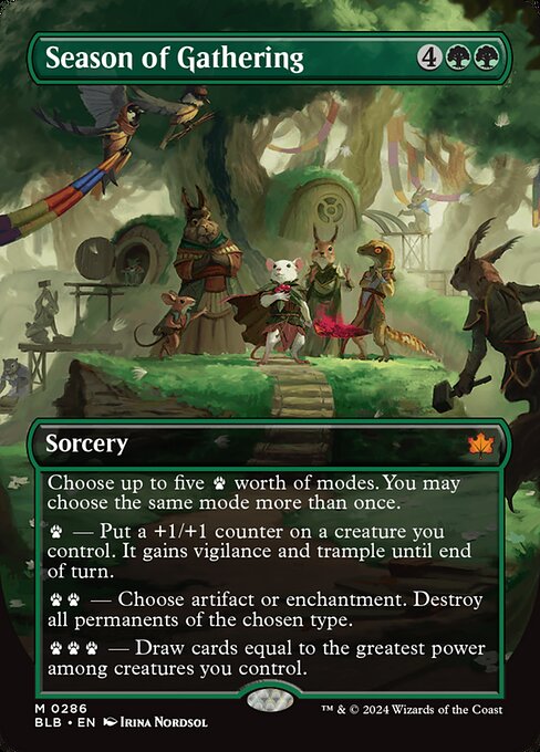Season of Gathering (Borderless) - BLB - 286