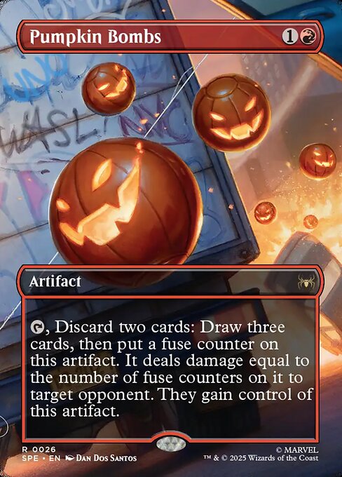 Pumpkin Bombs (Borderless) (Foil) - SPE - 26