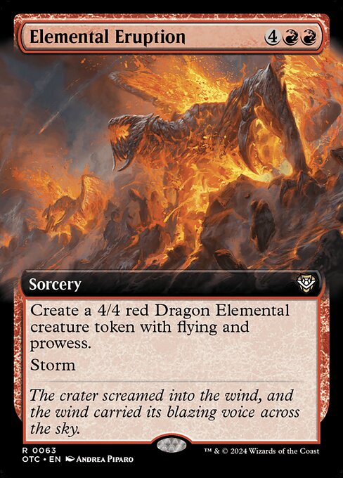 Elemental Eruption (Extended Art) - OTC - 63