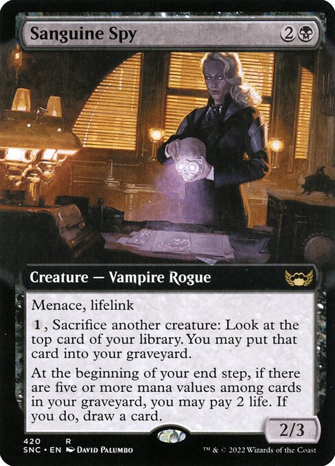 Sanguine Spy (Extended Art) - SNC - 420