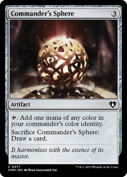 Commander's Sphere (Foil) - CMM - 377