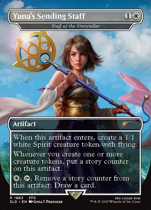 Yuna's Sending Staff - Staff of the Storyteller - SLD - 1863