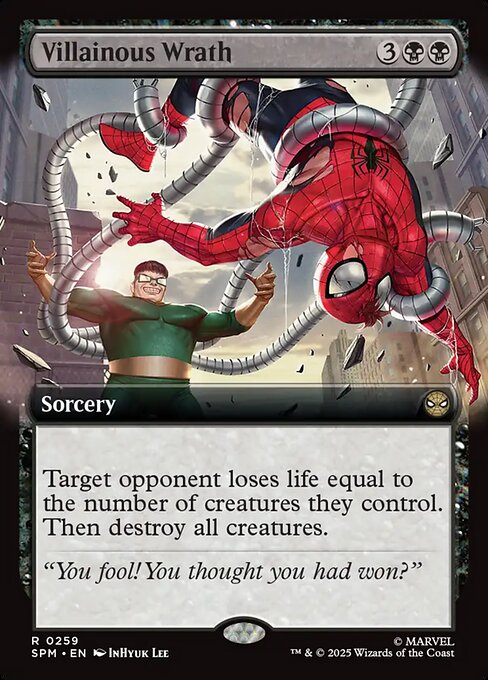 Villainous Wrath (Extended Art) (Foil) - SPM - 259