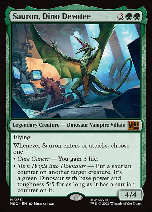 Sauron, Dino Devotee - MSC - 731