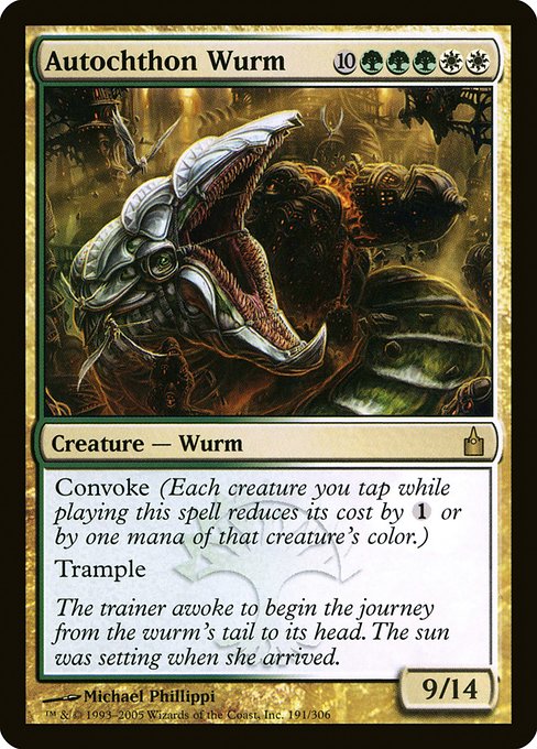 Autochthon Wurm - RAV - 191