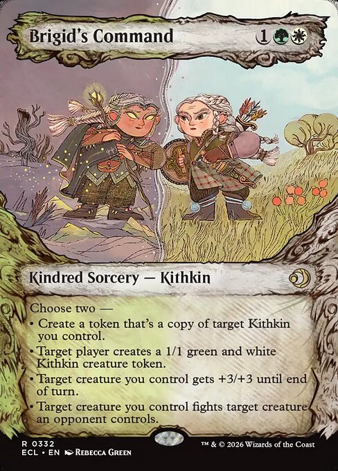 Brigid's Command (Showcase) (Foil) - ECL - 332