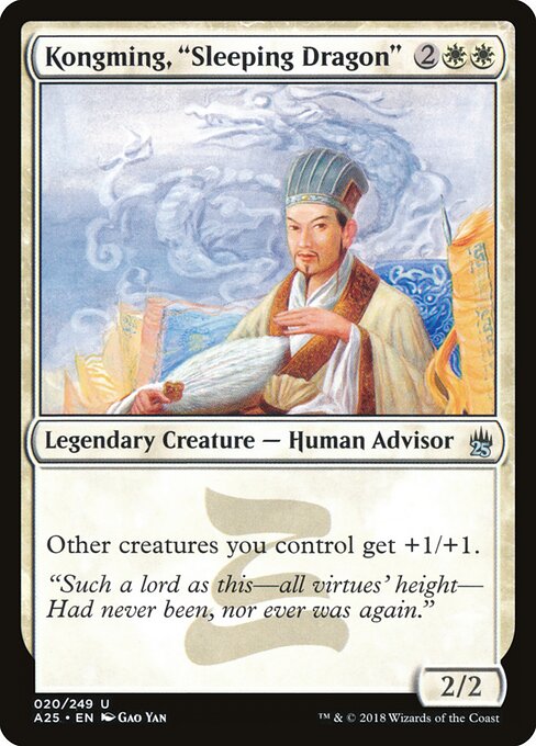 Kongming, "Sleeping Dragon" (Foil) - A25 - 20