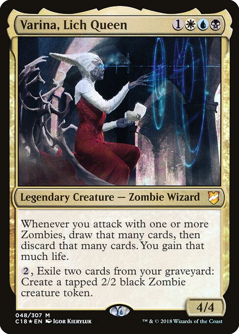 Varina, Lich Queen (Foil) - C18 - 48