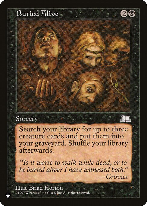 Buried Alive - PLST - WTH-63