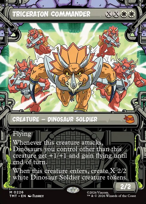 Triceraton Commander (Showcase) - TMT - 226