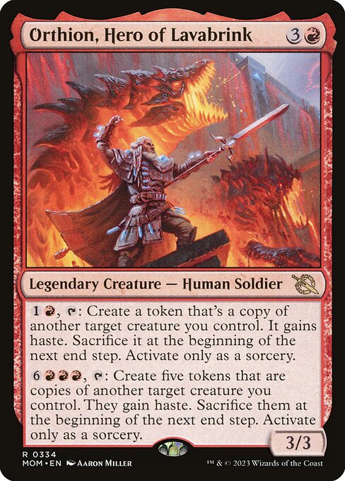 Orthion, Hero of Lavabrink - MOM - 334