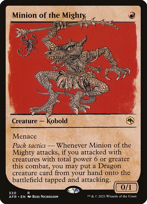Minion of the Mighty (Showcase) (Foil) - AFR - 320