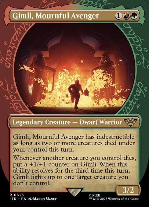 Gimli, Mournful Avenger (Showcase) - LTR - 323