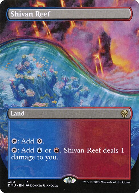 Shivan Reef (Borderless) - DMU - 380
