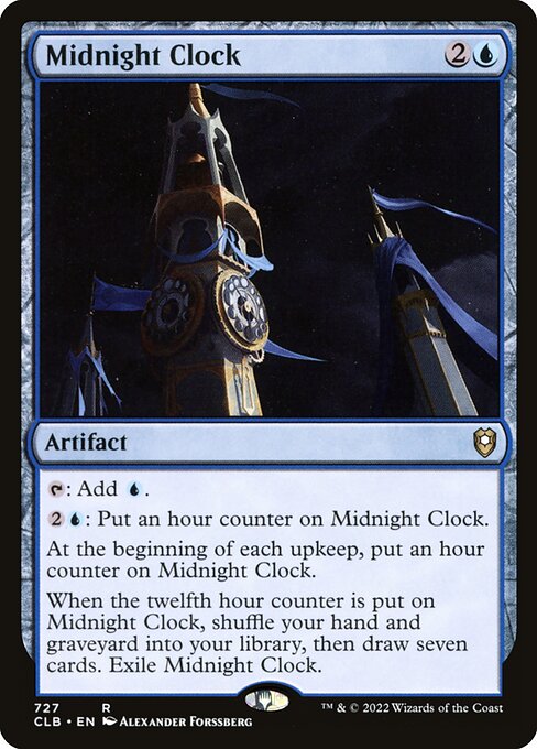 Midnight Clock - CLB - 727