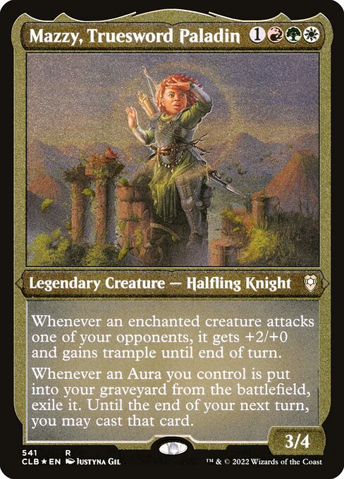 Mazzy, Truesword Paladin (Foil Etched) - CLB - 541