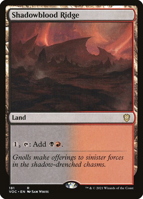 Shadowblood Ridge - VOC - 181