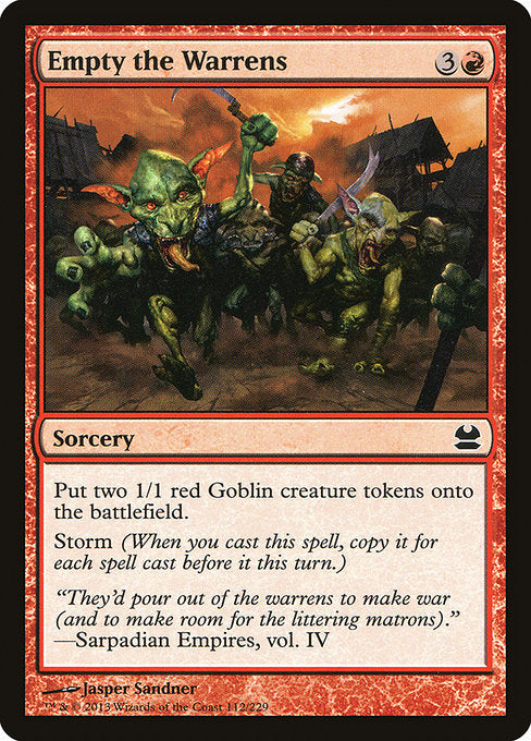 Empty the Warrens - MMA - 112