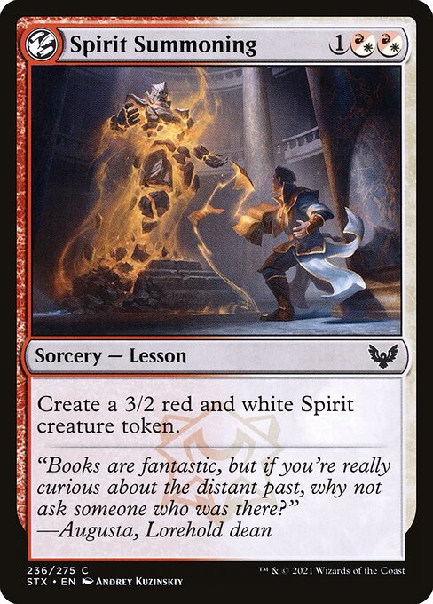 Spirit Summoning - STX - 236