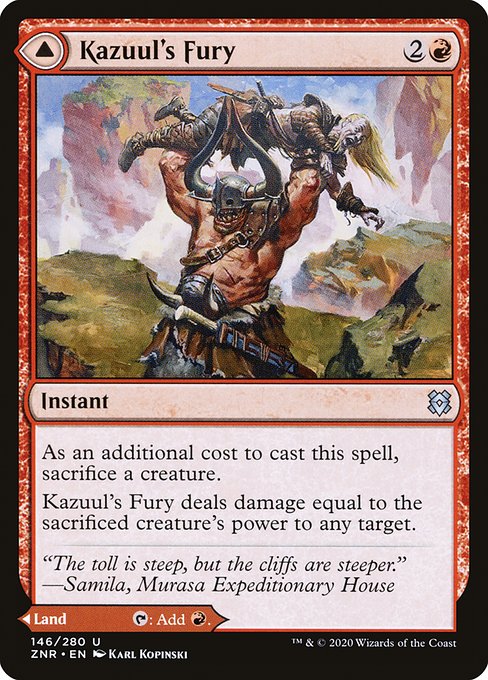 Kazuul's Fury (Foil) - ZNR - 146