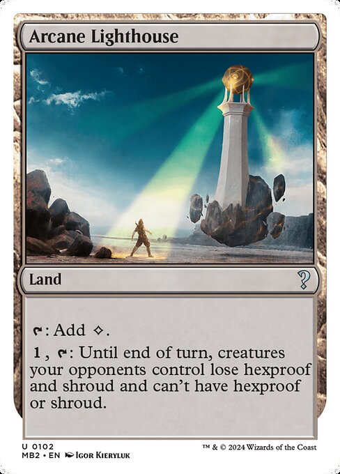 Arcane Lighthouse (White Border) - MB2 - 102