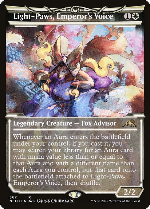 Light-Paws, Emperor's Voice (Showcase) (Foil) - NEO - 367
