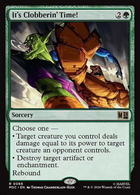 It's Clobberin' Time! - MSC - 66
