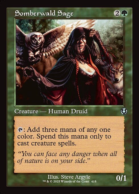Somberwald Sage (Retro Frame) - INR - 418