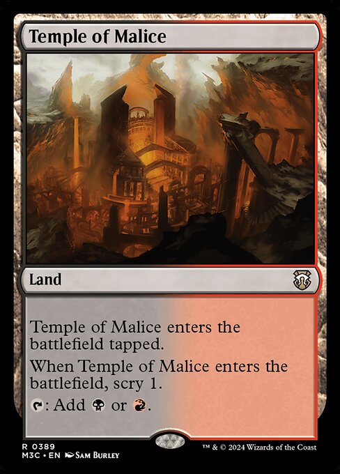 Temple of Malice - M3C - 389