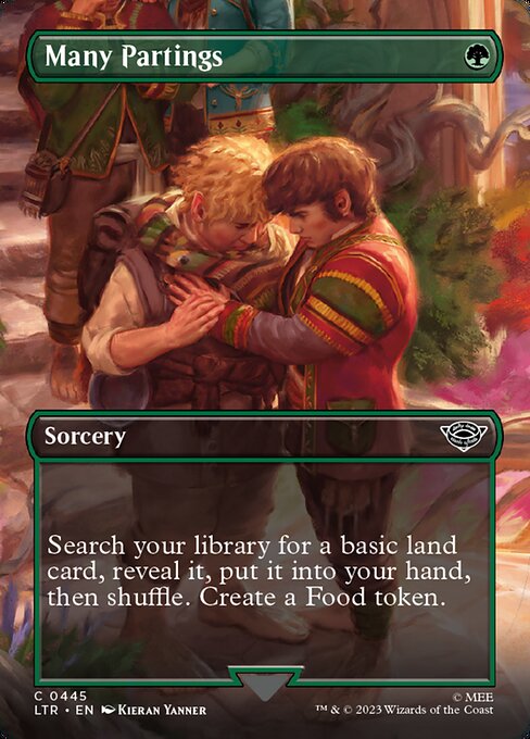 Many Partings (Borderless) - LTR - 445