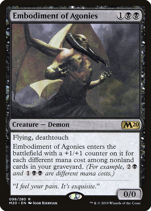 Embodiment of Agonies - M20 - 98
