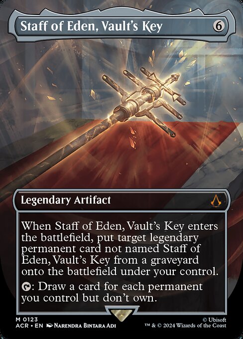 Staff of Eden, Vault's Key (Borderless) - ACR - 123