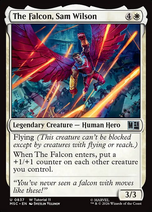 The Falcon, Sam Wilson (0837) - MSC - 837