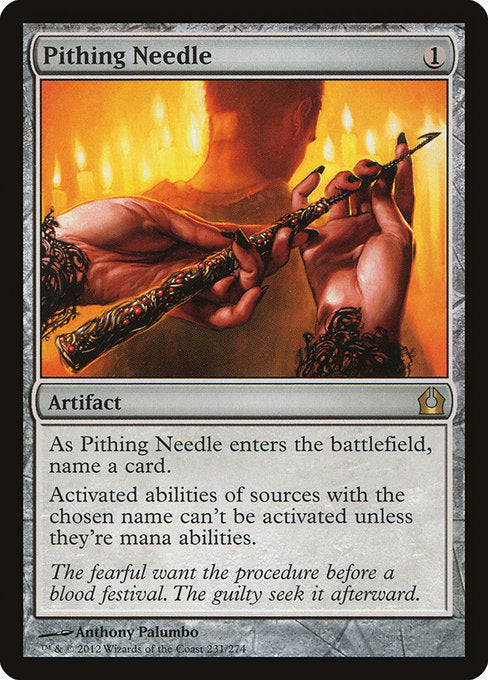 Pithing Needle - RTR - 231