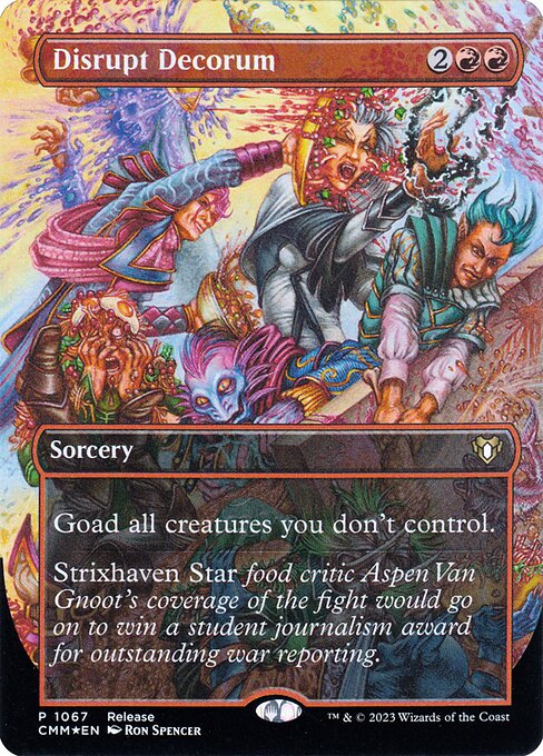 Disrupt Decorum (Foil) - CMM - 1067