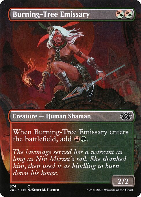 Burning-Tree Emissary (Borderless) - 2X2 - 374