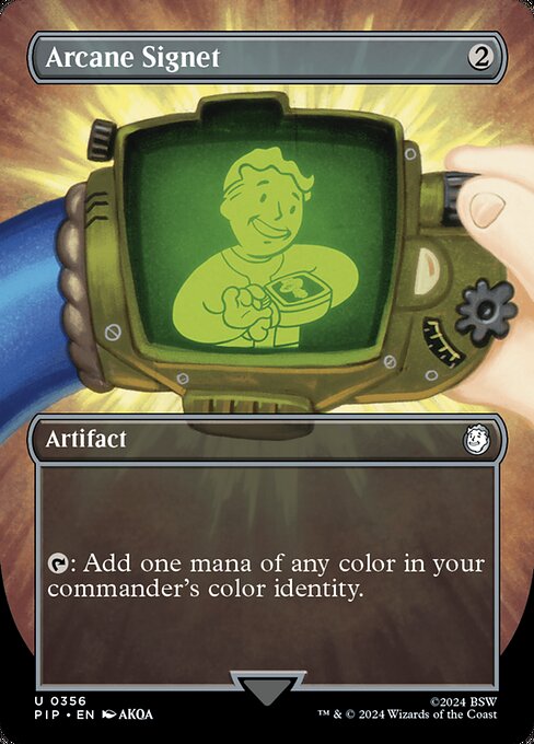 Arcane Signet (Borderless) - PIP - 356