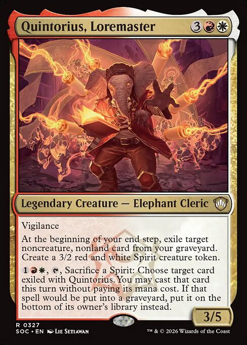 Quintorius, Loremaster - SOC - 327