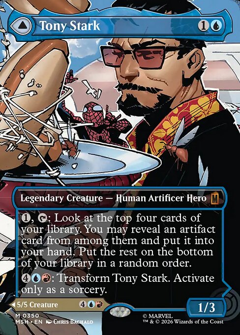 Tony Stark (Borderless) (0350) - MSH - 350