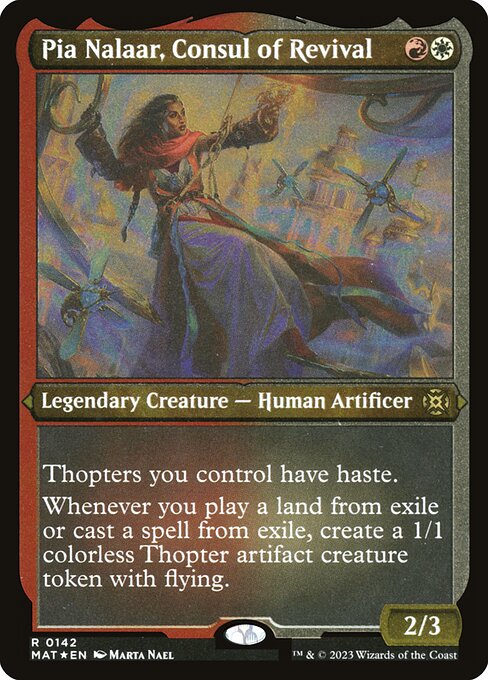 Pia Nalaar, Consul of Revival (Foil Etched) - MAT - 142