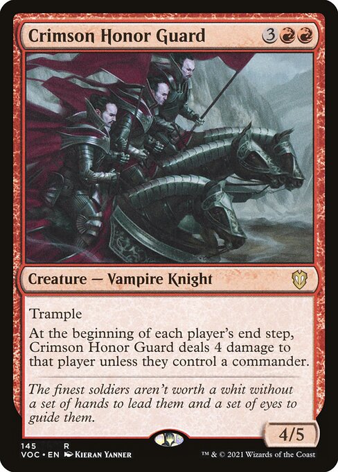 Crimson Honor Guard - VOC - 145