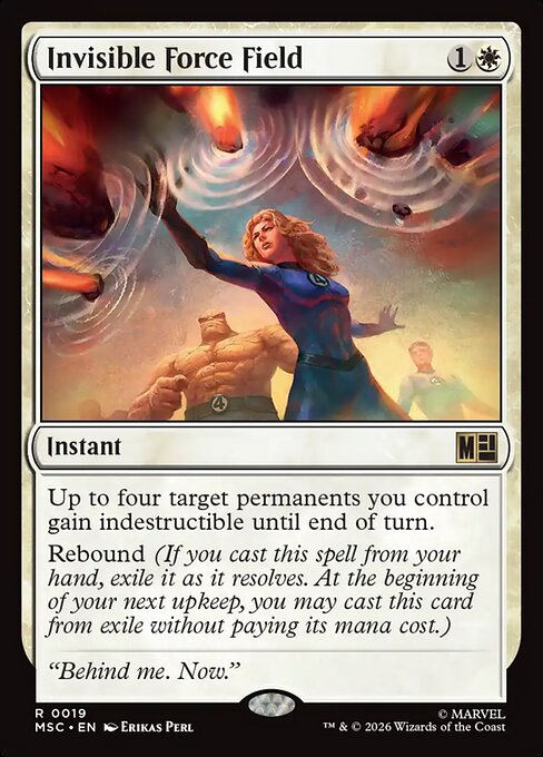 Invisible Force Field - MSC - 19