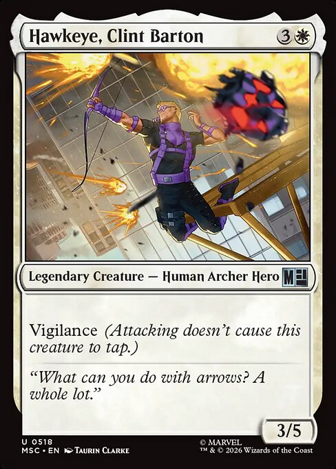 Hawkeye, Clint Barton (0518) - MSC - 518