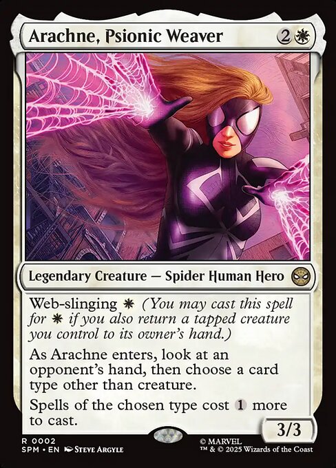 Arachne, Psionic Weaver (Foil) - SPM - 2