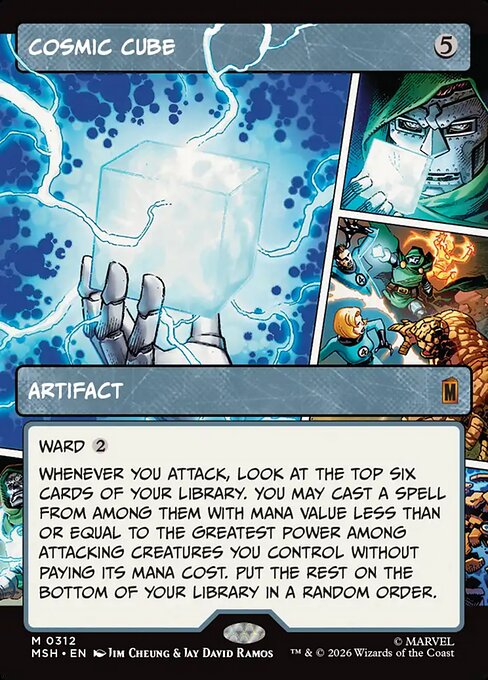 Cosmic Cube (Borderless) (0312) - MSH - 312