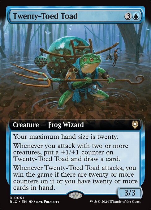 Twenty-Toed Toad (Extended Art) - BLC - 51