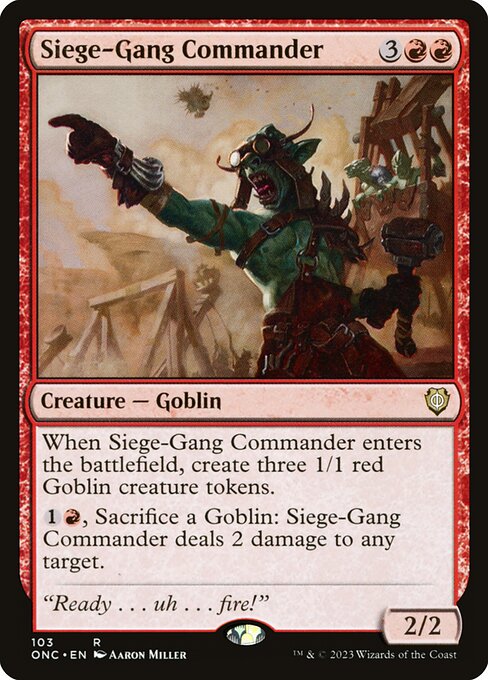 Siege-Gang Commander - ONC - 103