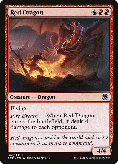 Red Dragon - AFR - 160